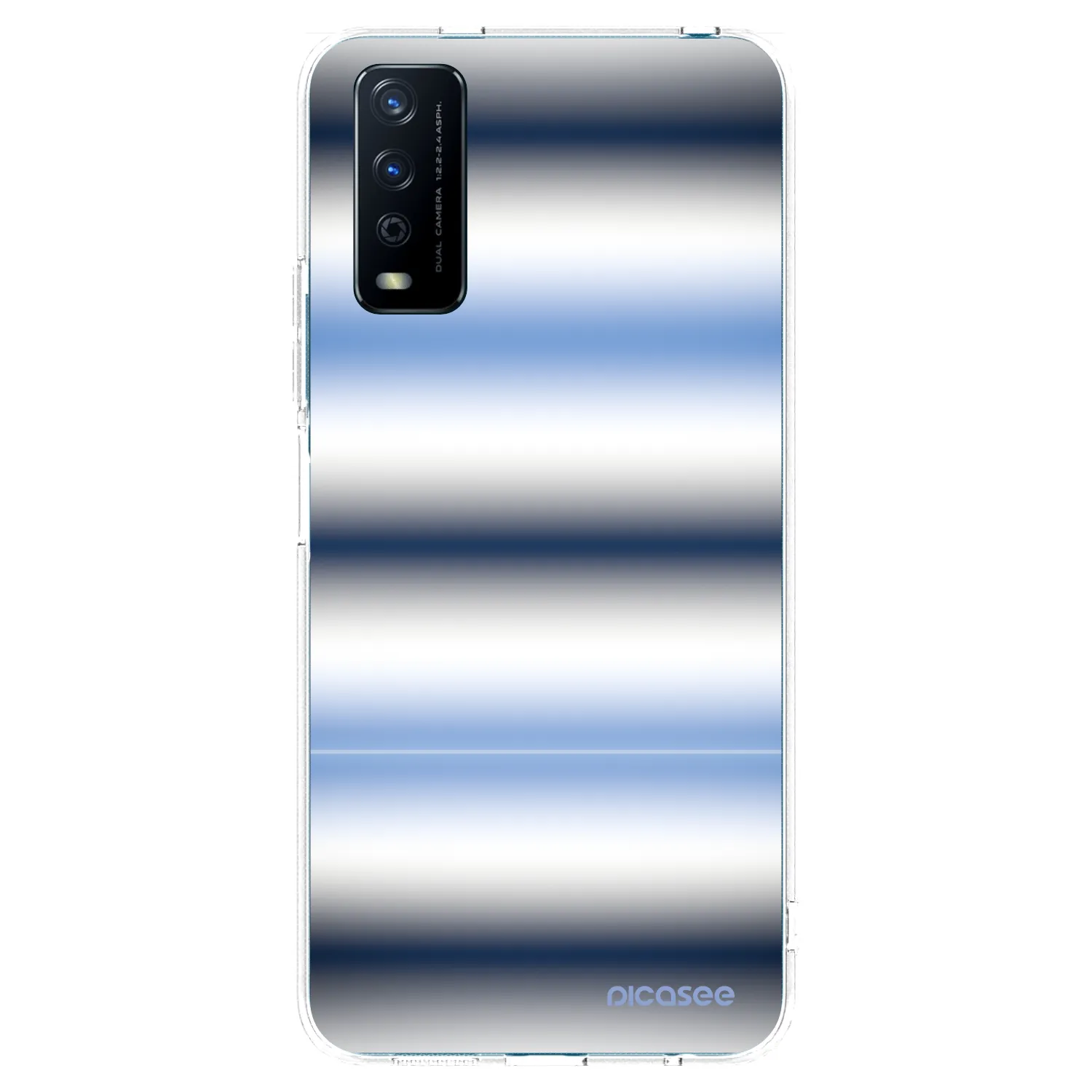 Picasee átlátszó szilikon tok az alábbi mobiltelefonokra Vivo Y11s - Static Lines
