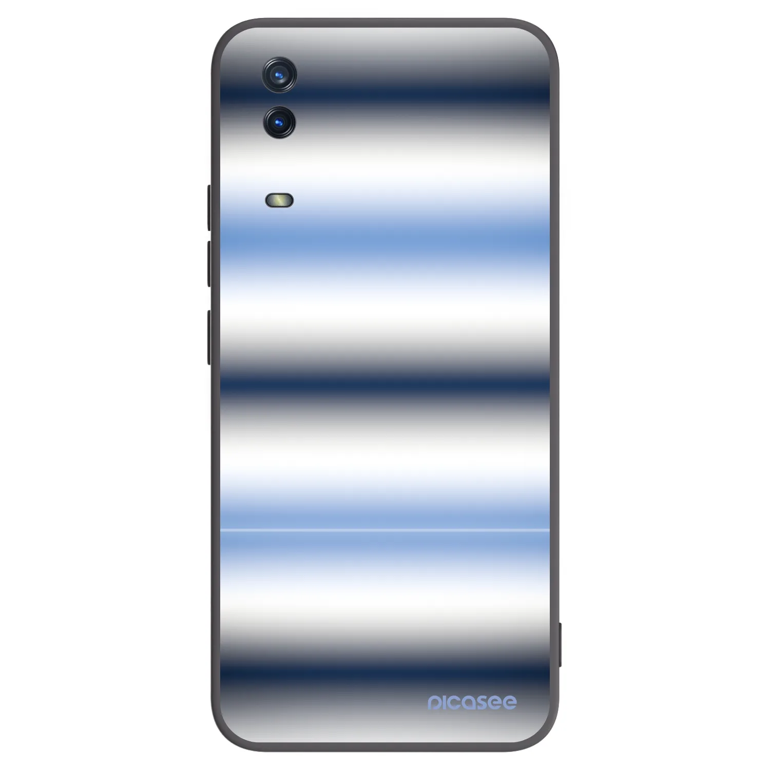 Picasee fekete szilikon tok az alábbi mobiltelefonokra Vivo Y11s - Static Lines