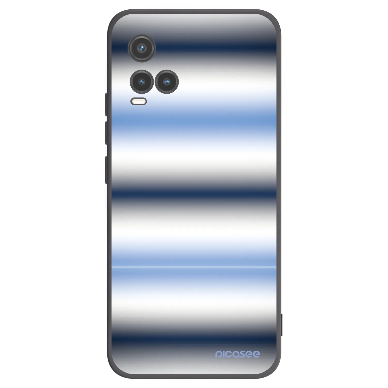Picasee fekete szilikon tok az alábbi mobiltelefonokra Vivo Y33s - Static Lines