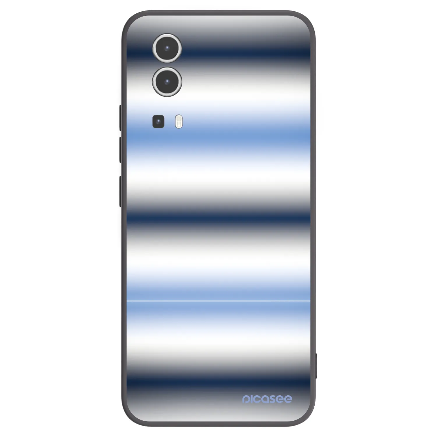 Picasee fekete szilikon tok az alábbi mobiltelefonokra Vivo Y72 5G - Static Lines