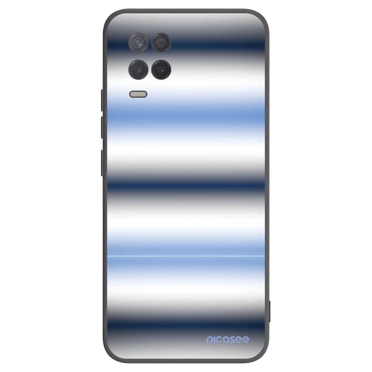 Picasee fekete szilikon tok az alábbi mobiltelefonokra Realme 8 5G - Static Lines