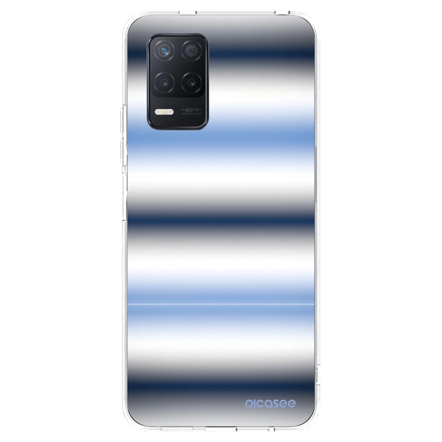 Picasee átlátszó szilikon tok az alábbi mobiltelefonokra Realme 8 5G - Static Lines