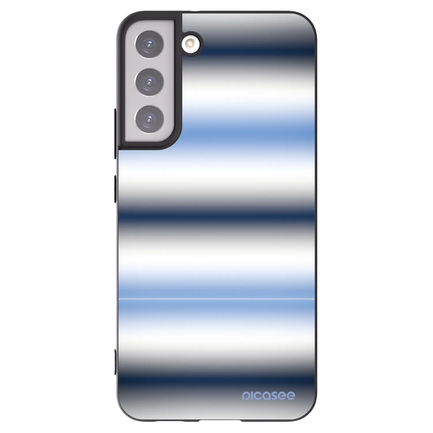 Picasee fekete szilikon tok az alábbi mobiltelefonokra Samsung Galaxy S22+ 5G - Static Lines