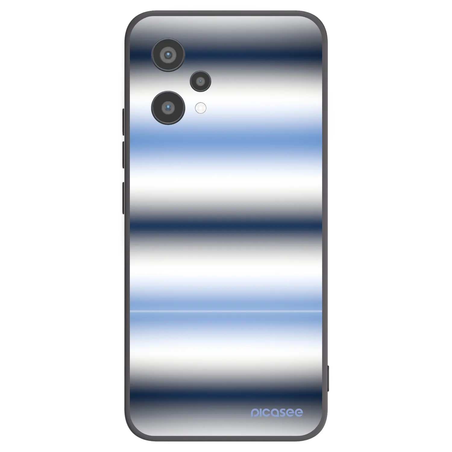 Picasee fekete szilikon tok az alábbi mobiltelefonokra Realme 9 Pro 5G - Static Lines