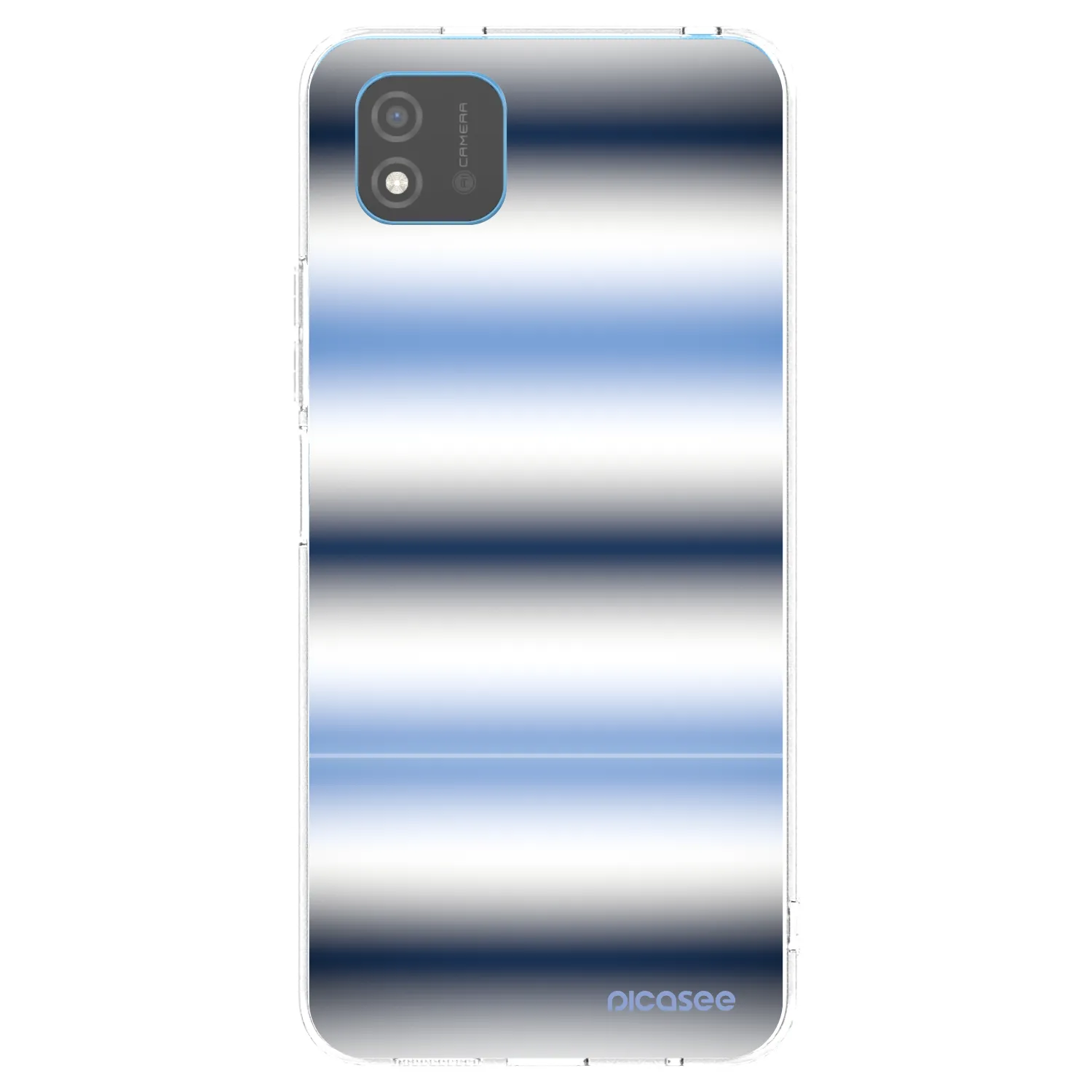 Picasee átlátszó szilikon tok az alábbi mobiltelefonokra Realme C11 (2021) - Static Lines