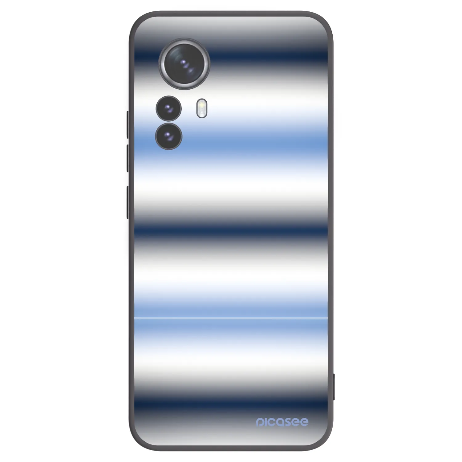 Picasee fekete szilikon tok az alábbi mobiltelefonokra Xiaomi 12 Pro - Static Lines