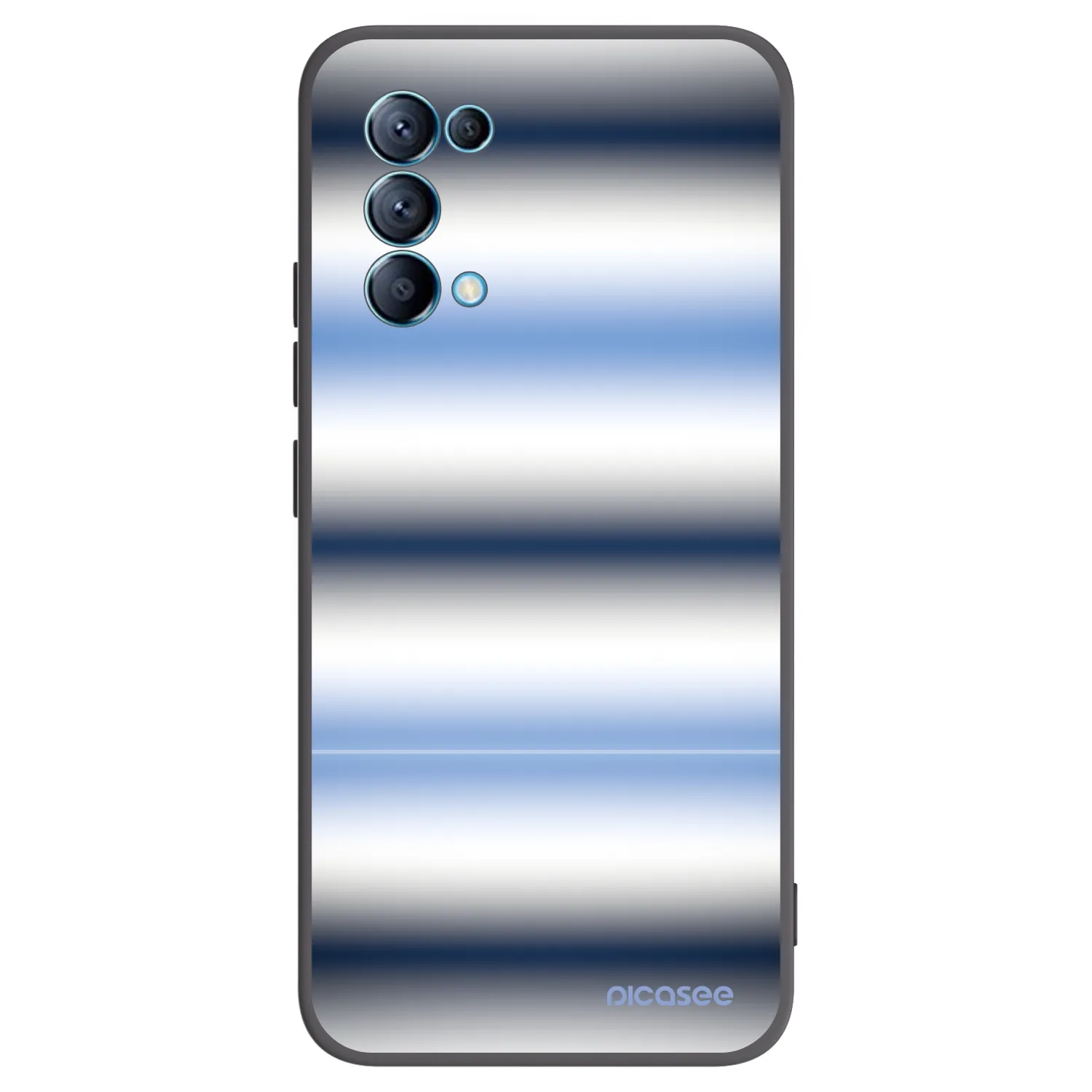 Picasee fekete szilikon tok az alábbi mobiltelefonokra OPPO Reno 5 5G - Static Lines