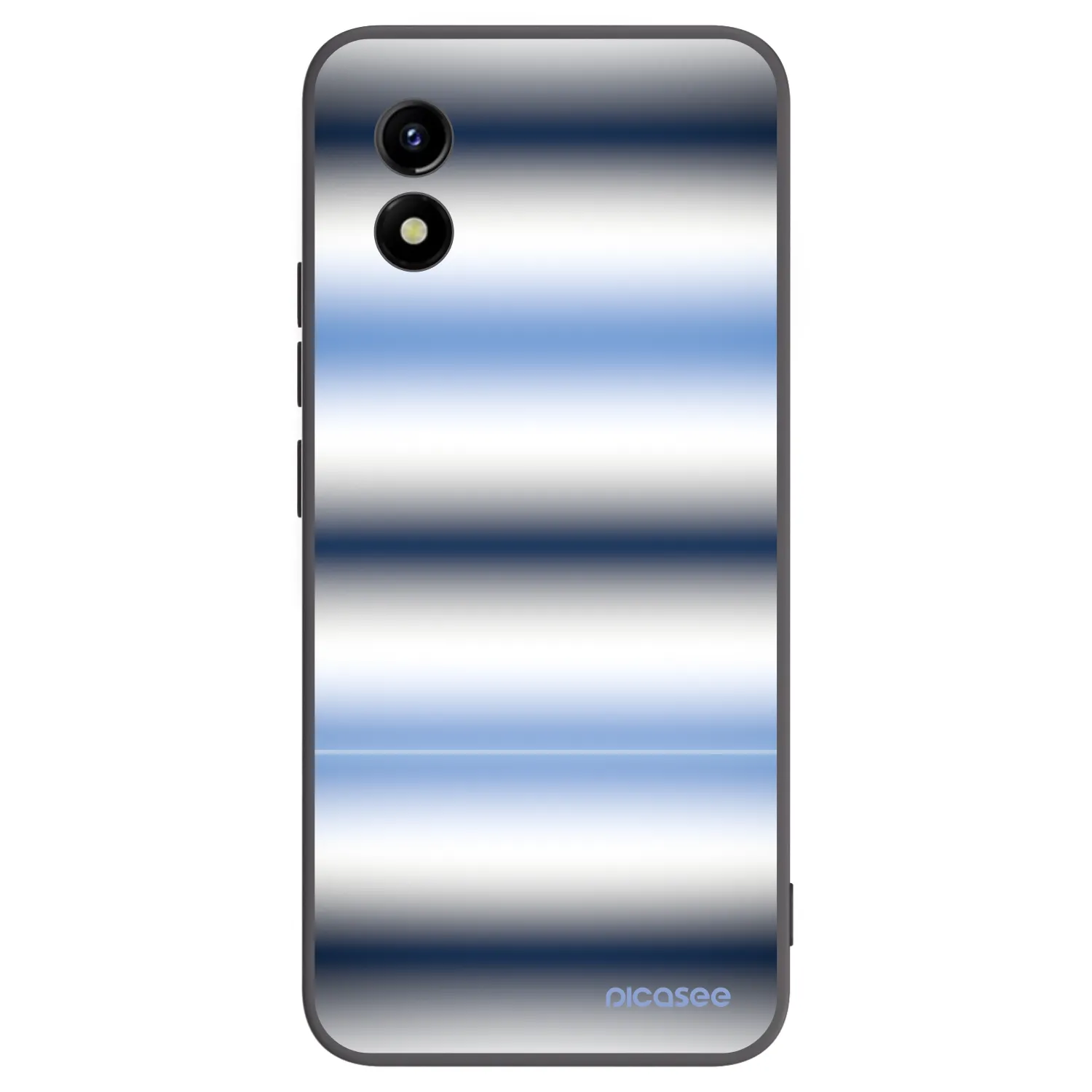 Picasee fekete szilikon tok az alábbi mobiltelefonokra Vivo Y01 - Static Lines
