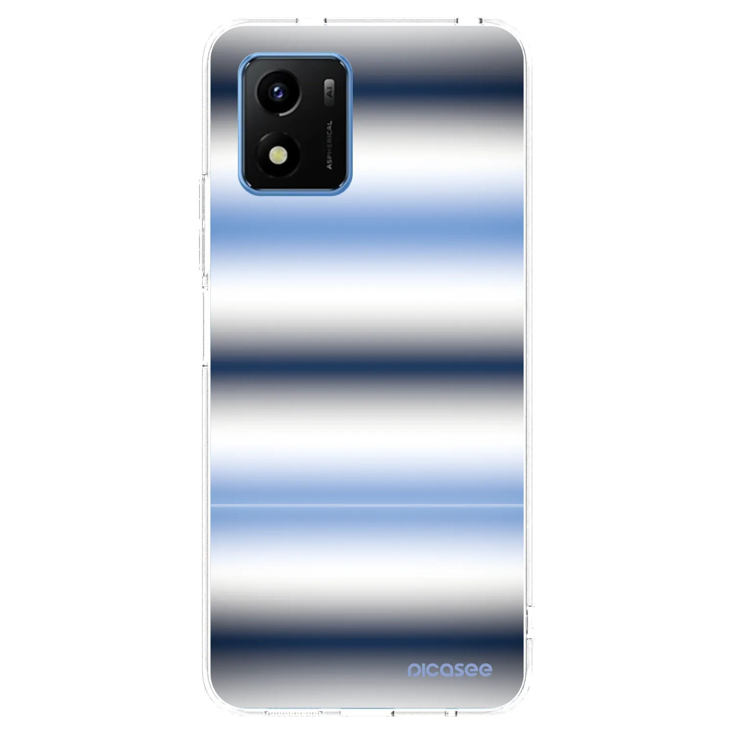 Picasee átlátszó szilikon tok az alábbi mobiltelefonokra Vivo Y01 - Static Lines