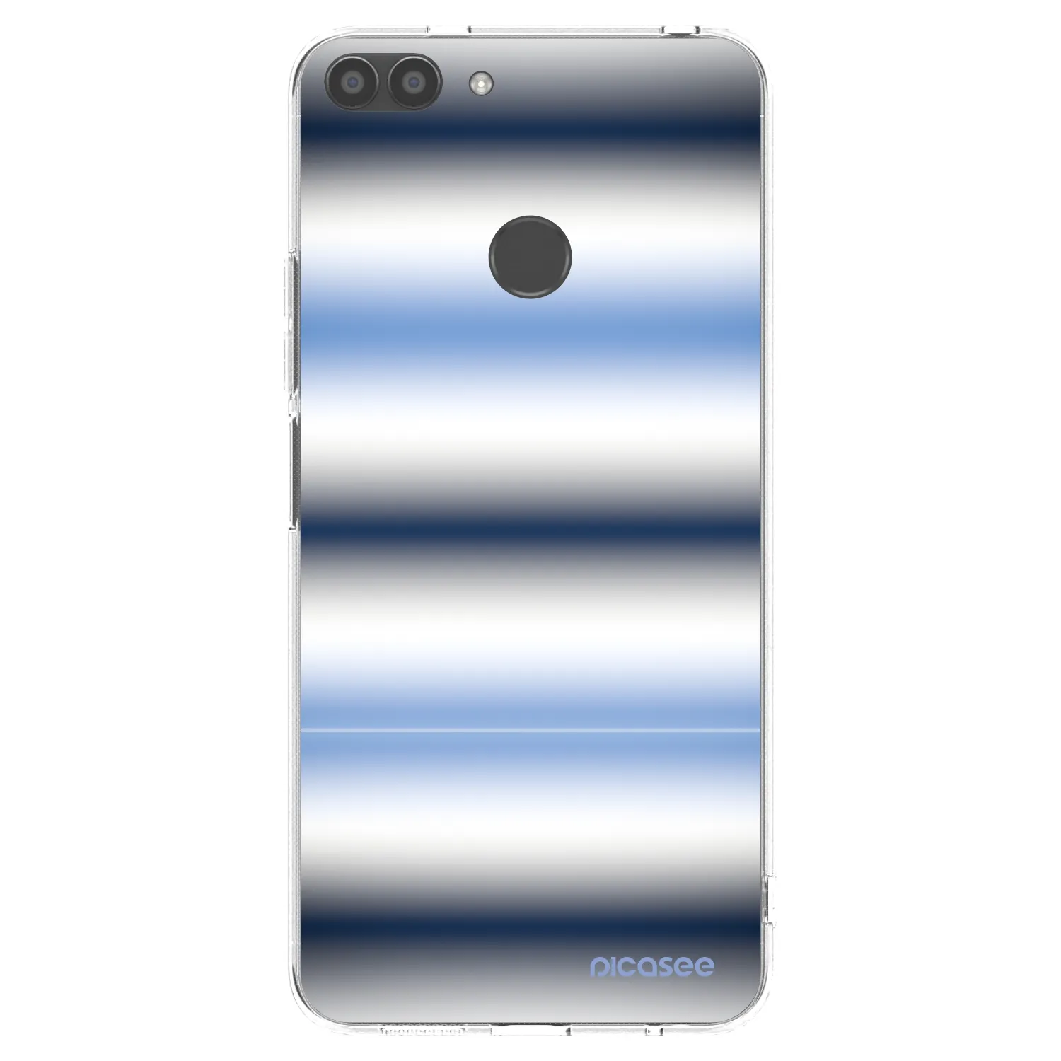 Picasee átlátszó szilikon tok az alábbi mobiltelefonokra Huawei P Smart - Static Lines