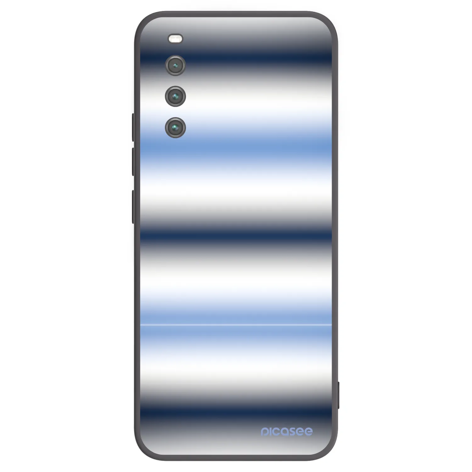 Picasee fekete szilikon tok az alábbi mobiltelefonokra Sony Xperia 10 IV 5G - Static Lines