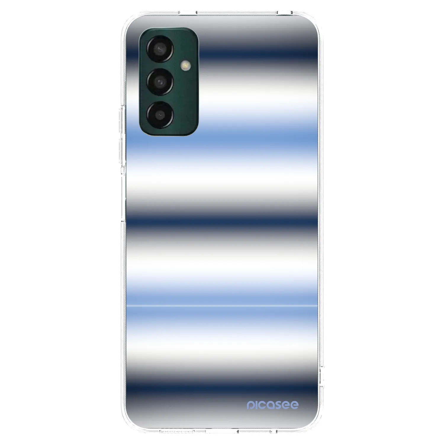Picasee átlátszó szilikon tok az alábbi mobiltelefonokra Samsung Galaxy M13 M135F - Static Lines