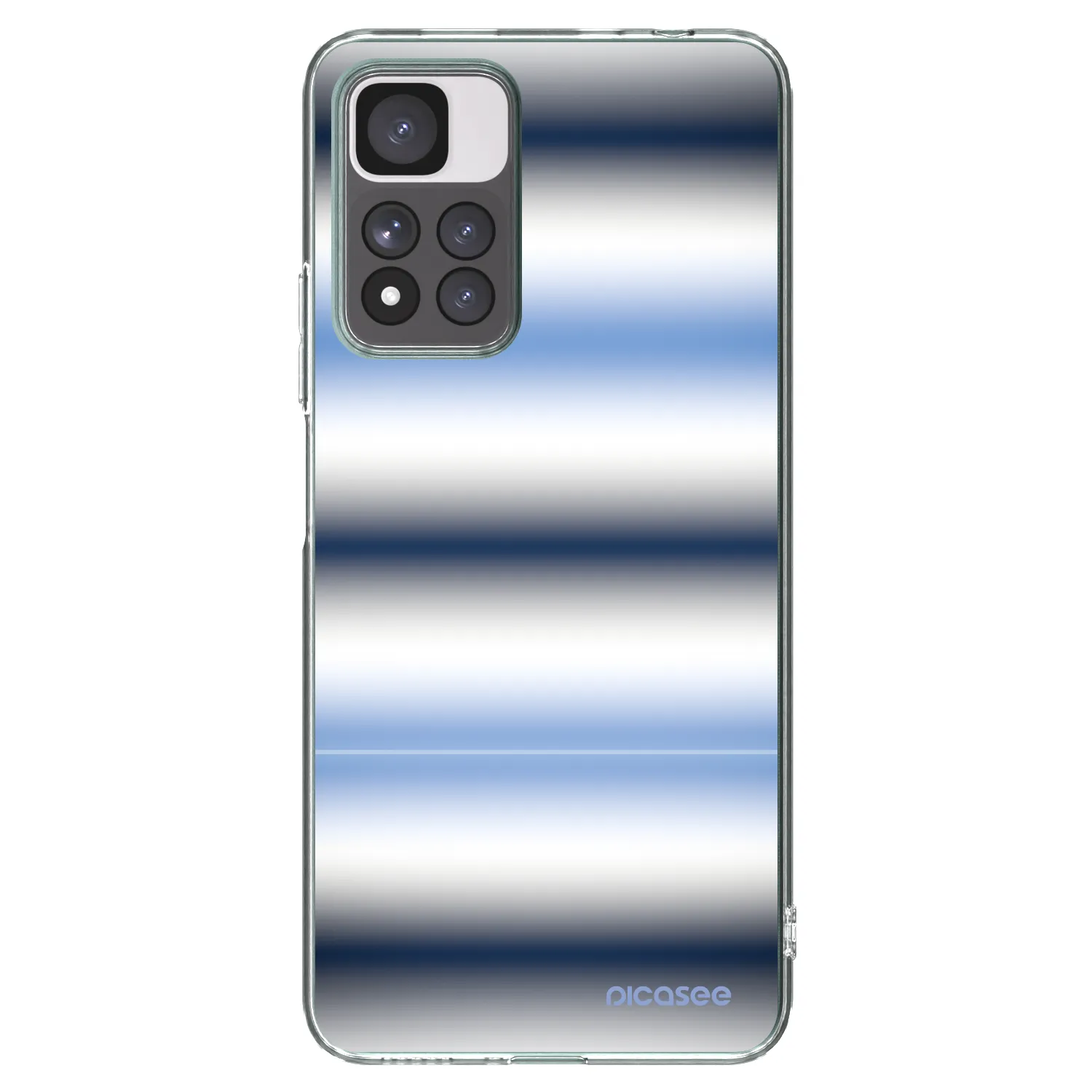 Picasee átlátszó szilikon tok az alábbi mobiltelefonokra Xiaomi Redmi Note 11 Pro+ 5G - Static Lines