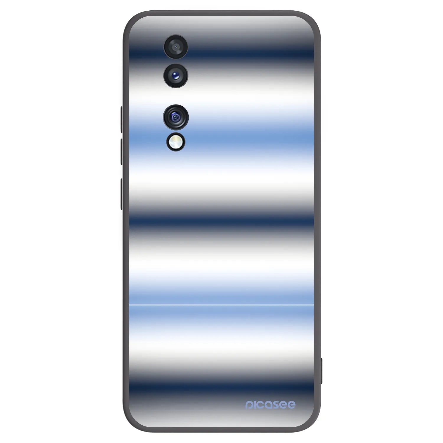 Picasee fekete szilikon tok az alábbi mobiltelefonokra Honor 70 - Static Lines