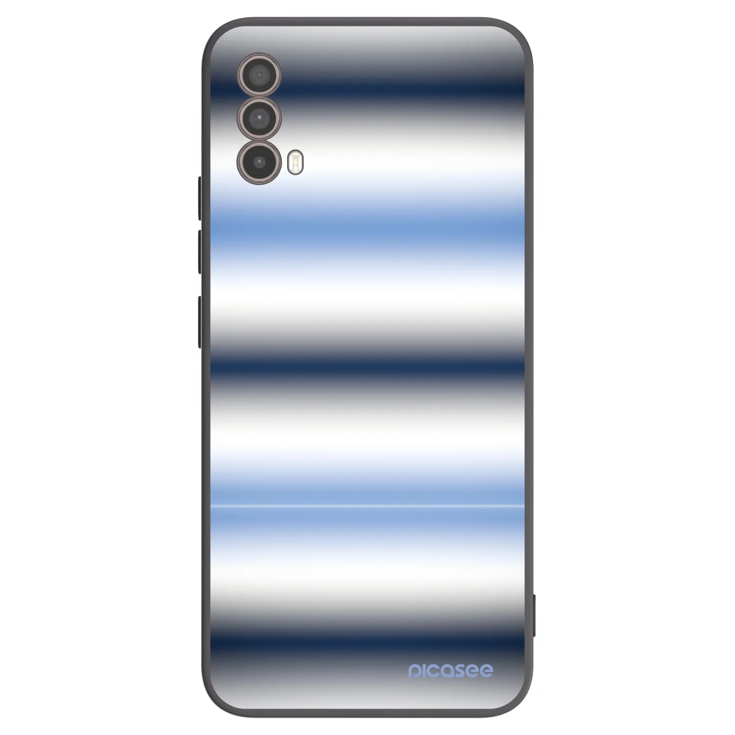 Picasee fekete szilikon tok az alábbi mobiltelefonokra Motorola Moto E40 - Static Lines