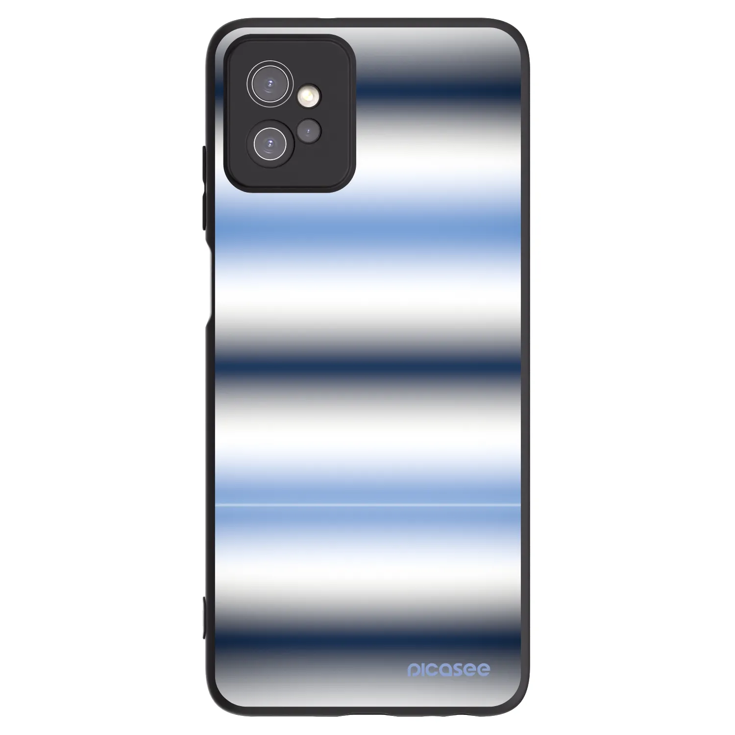 Picasee fekete szilikon tok az alábbi mobiltelefonokra Motorola Moto G32 - Static Lines