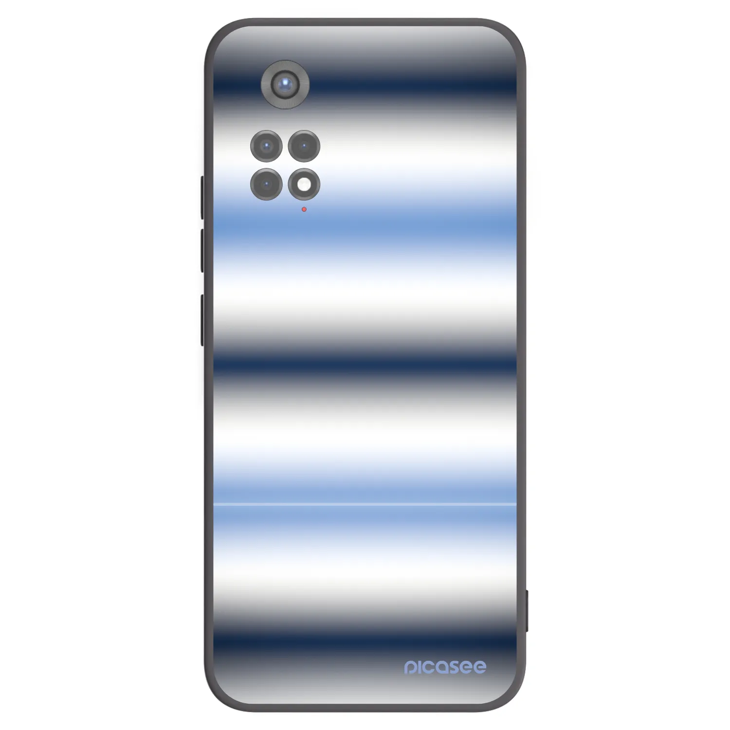 Picasee fekete szilikon tok az alábbi mobiltelefonokra Xiaomi Redmi Note 11S 5G - Static Lines