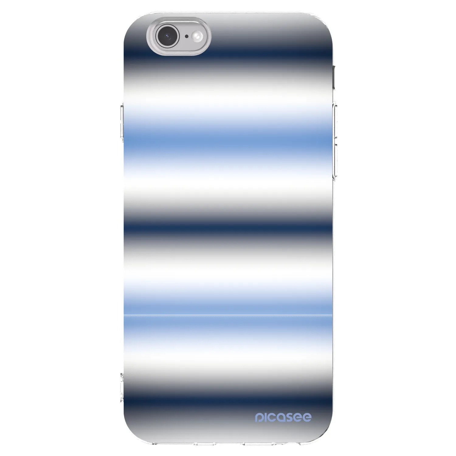 Picasee átlátszó szilikon tok az alábbi mobiltelefonokra Apple iPhone 6/6S - Static Lines