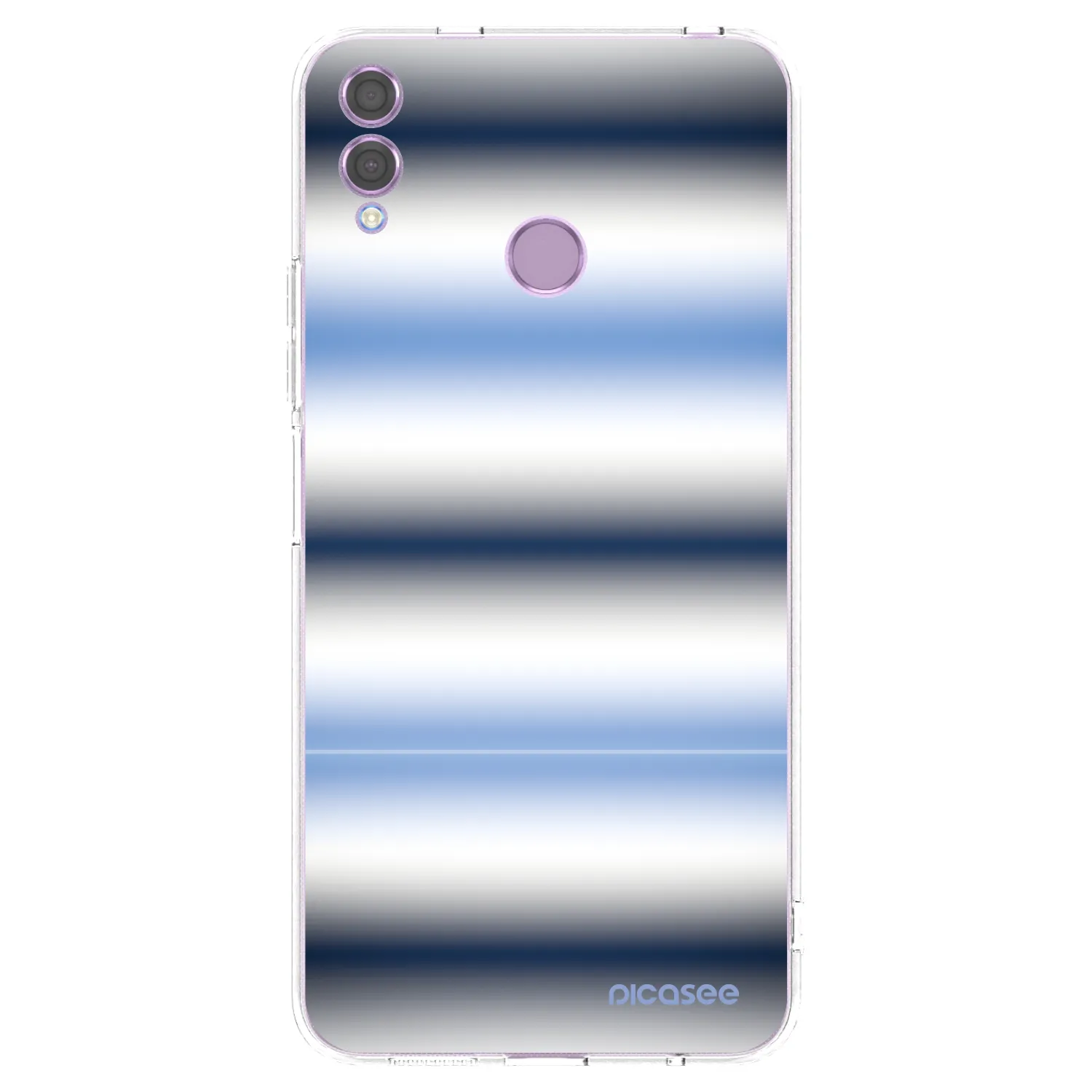 Picasee átlátszó szilikon tok az alábbi mobiltelefonokra Honor 8X - Static Lines