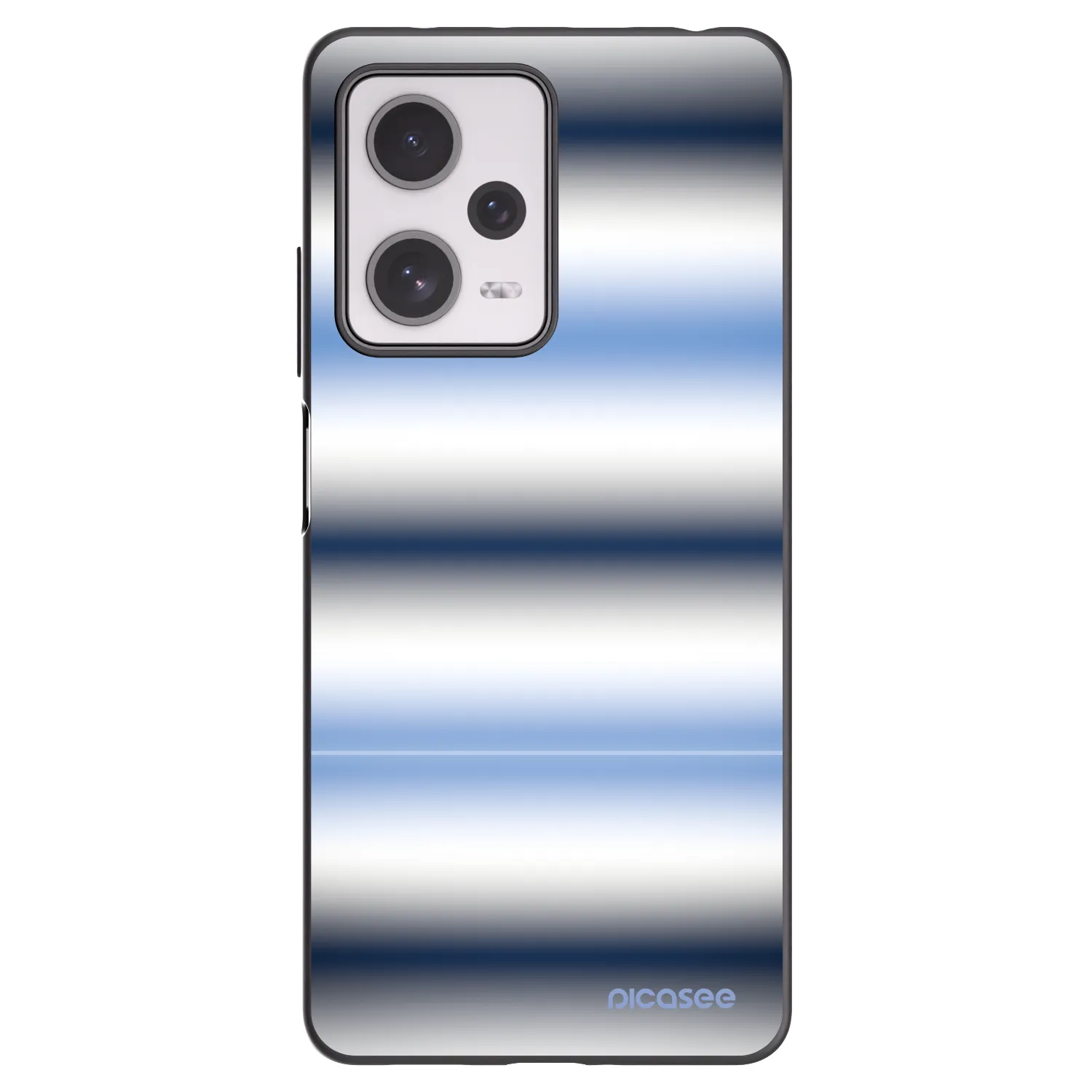 Picasee fekete szilikon tok az alábbi mobiltelefonokra Xiaomi Redmi Note 12 Pro+ 5G - Static Lines