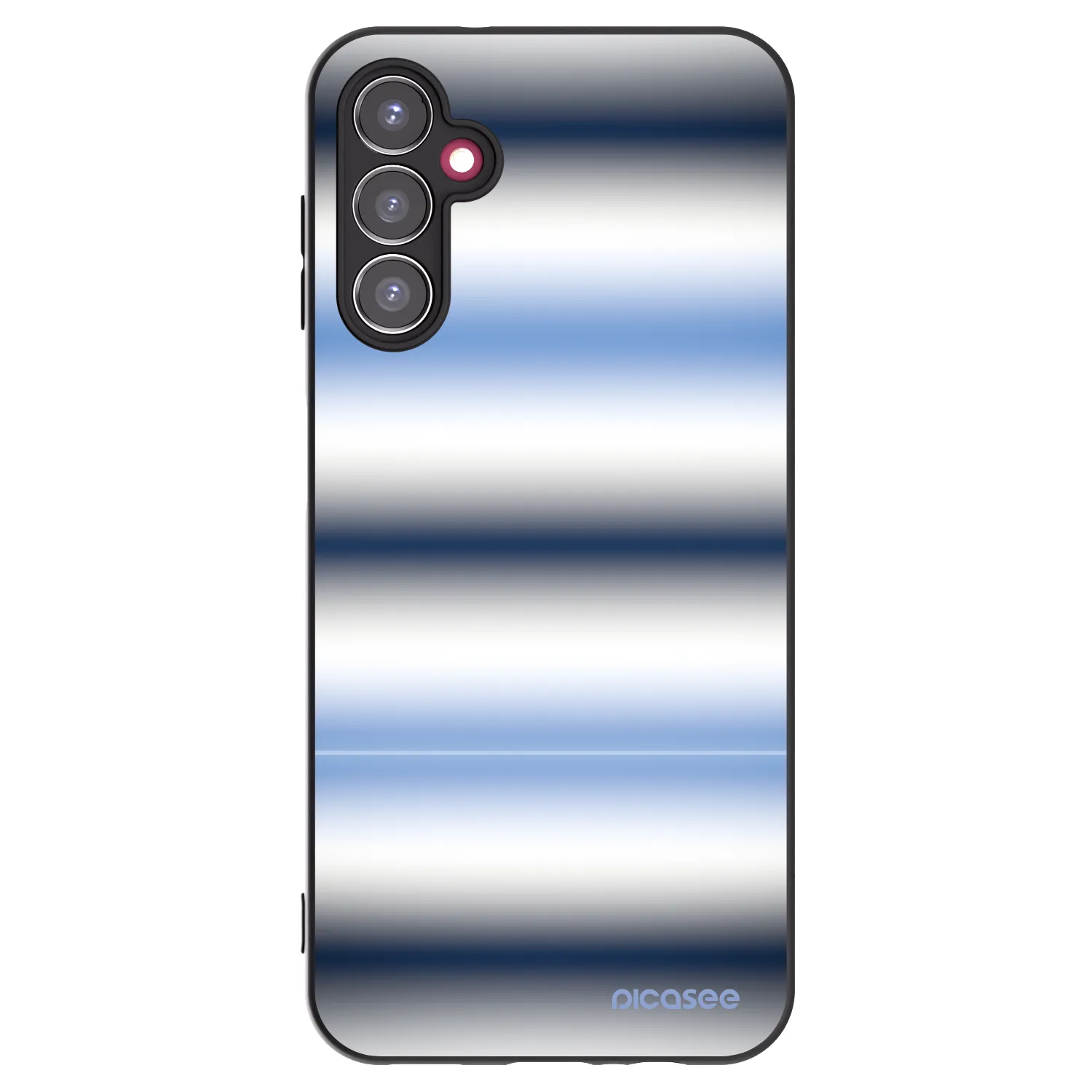 Picasee fekete szilikon tok az alábbi mobiltelefonokra Samsung Galaxy A14 4G A145R - Static Lines