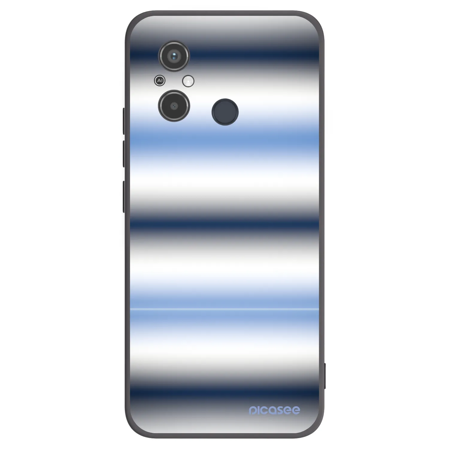 Picasee fekete szilikon tok az alábbi mobiltelefonokra Xiaomi Redmi 12C - Static Lines