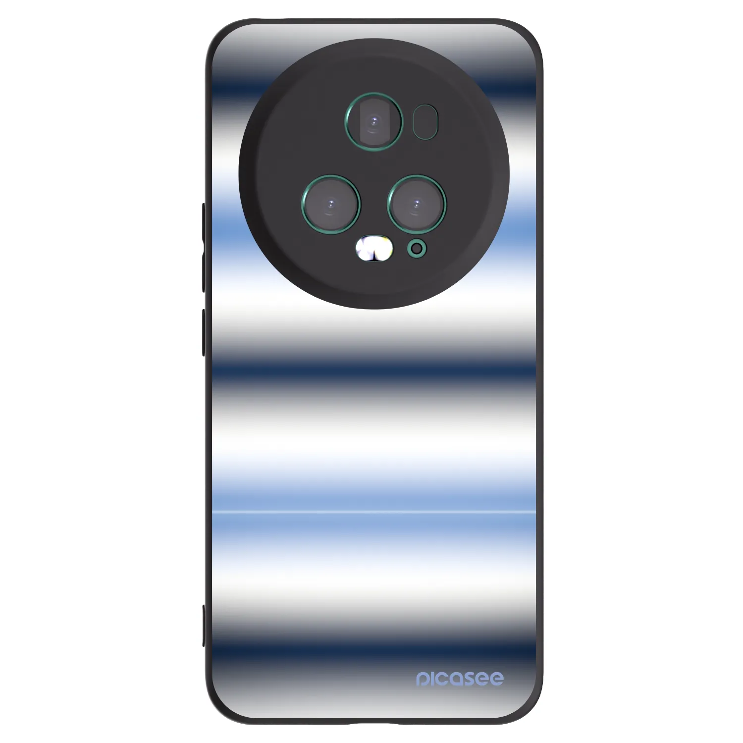 Picasee fekete szilikon tok az alábbi mobiltelefonokra Honor Magic5 Pro - Static Lines