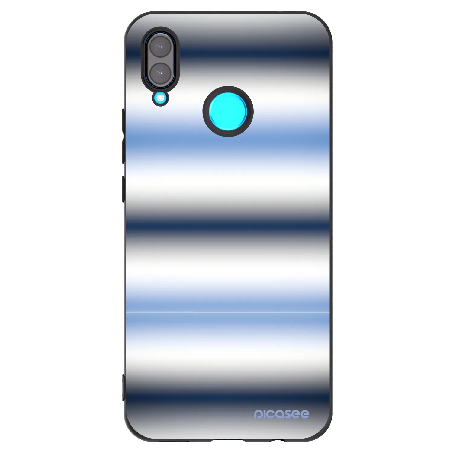 Picasee fekete szilikon tok az alábbi mobiltelefonokra Huawei Nova 3i - Static Lines