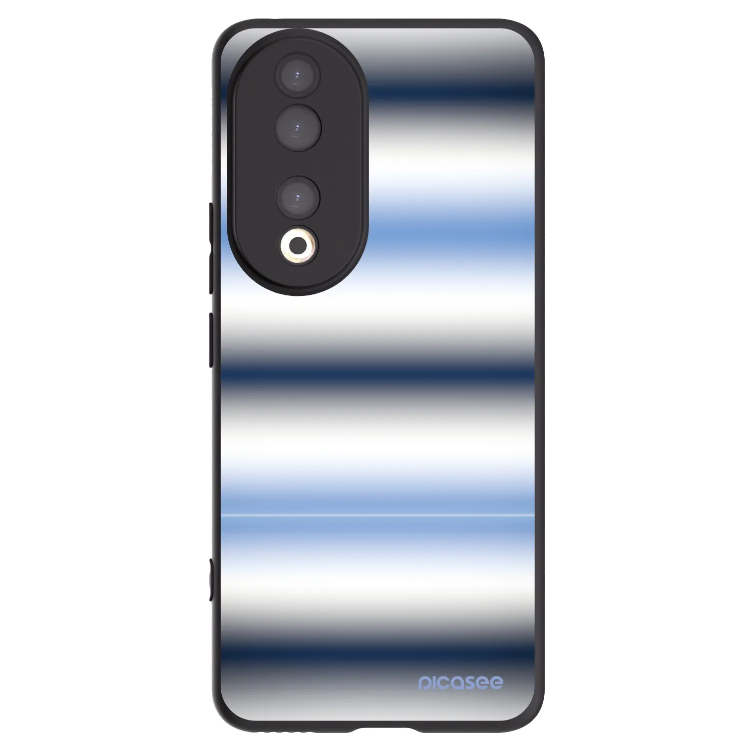 Picasee fekete szilikon tok az alábbi mobiltelefonokra Honor 90 5G - Static Lines