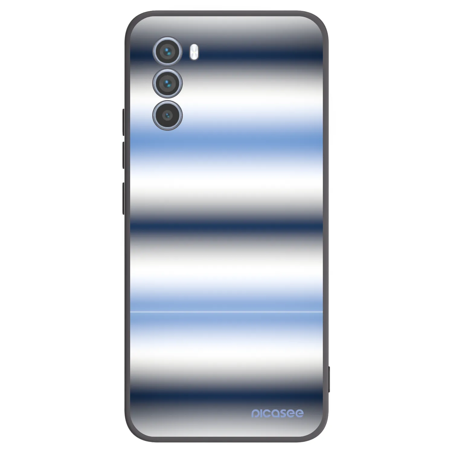 Picasee fekete szilikon tok az alábbi mobiltelefonokra Motorola Moto G62 - Static Lines