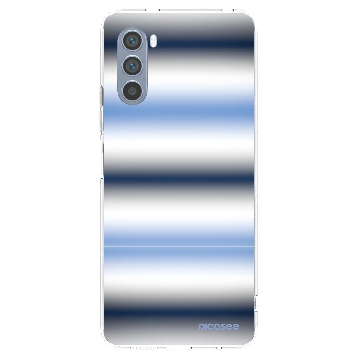 Picasee átlátszó szilikon tok az alábbi mobiltelefonokra Motorola Moto G62 - Static Lines