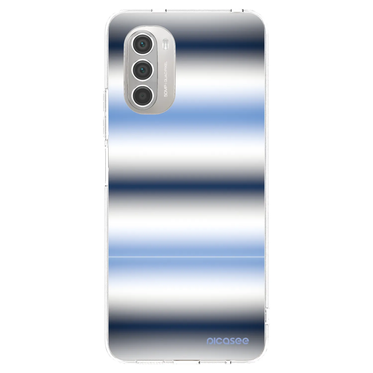 Picasee átlátszó szilikon tok az alábbi mobiltelefonokra Motorola Moto G51 - Static Lines