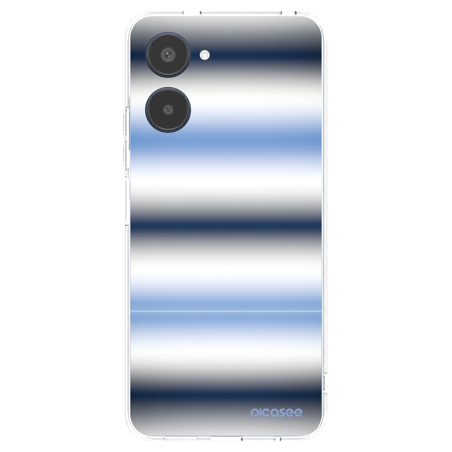 Picasee átlátszó szilikon tok az alábbi mobiltelefonokra Realme 10 4G - Static Lines