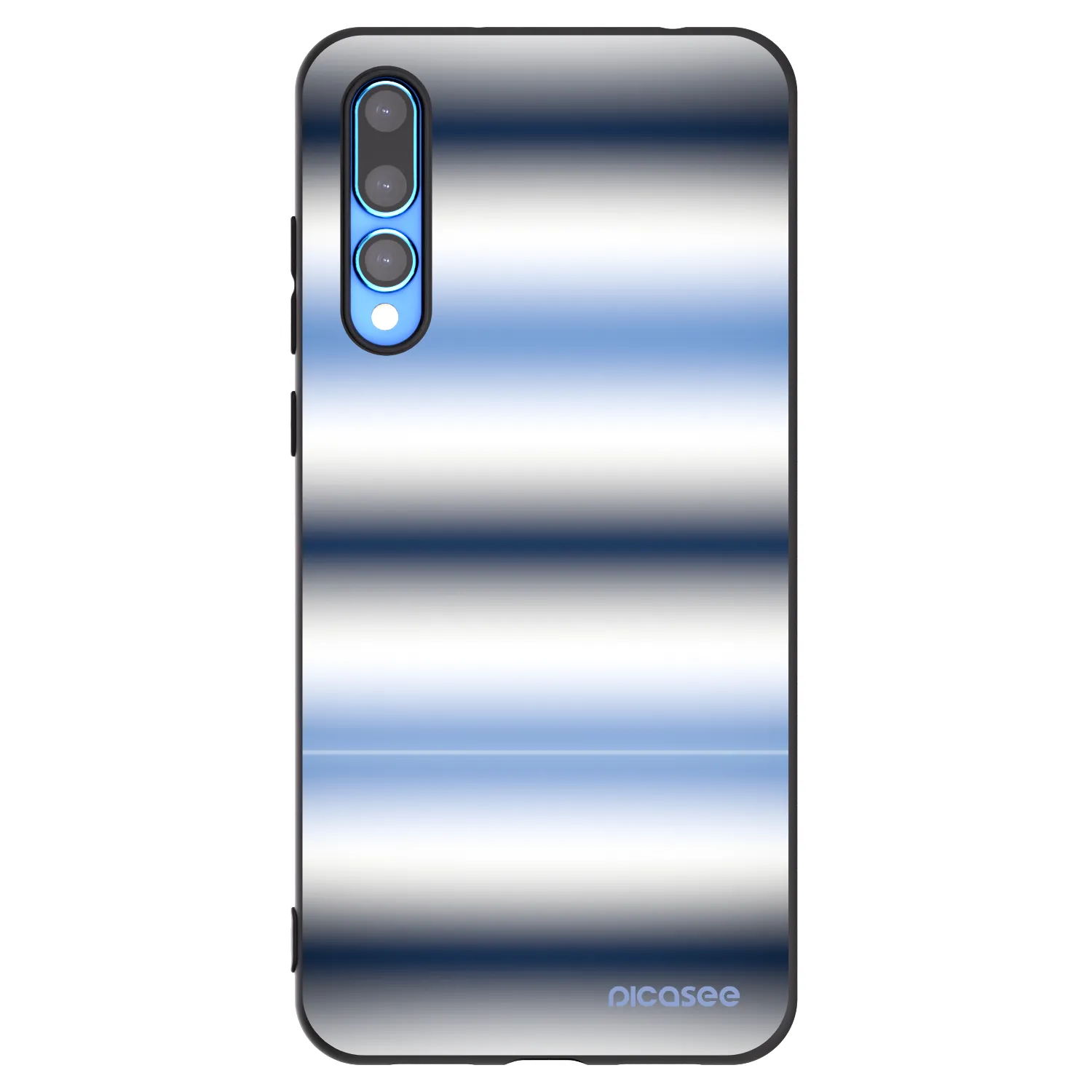 Picasee fekete szilikon tok az alábbi mobiltelefonokra Huawei P20 Pro - Static Lines