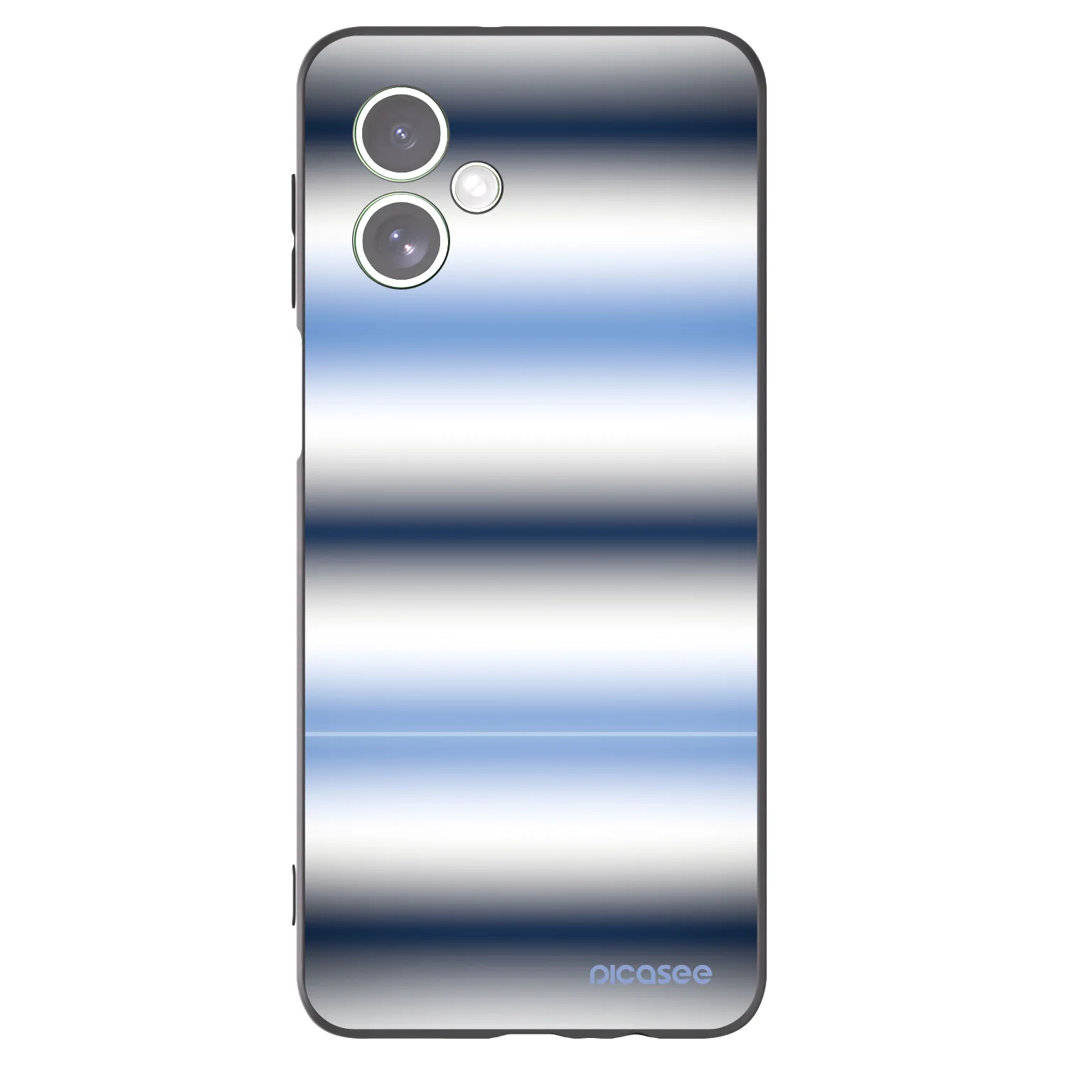 Picasee fekete szilikon tok az alábbi mobiltelefonokra Motorola Moto G54 5G - Static Lines