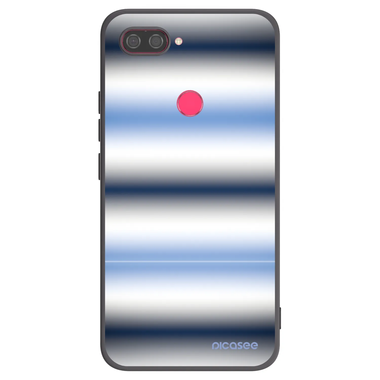 Picasee fekete szilikon tok az alábbi mobiltelefonokra Xiaomi Mi 8 Lite - Static Lines