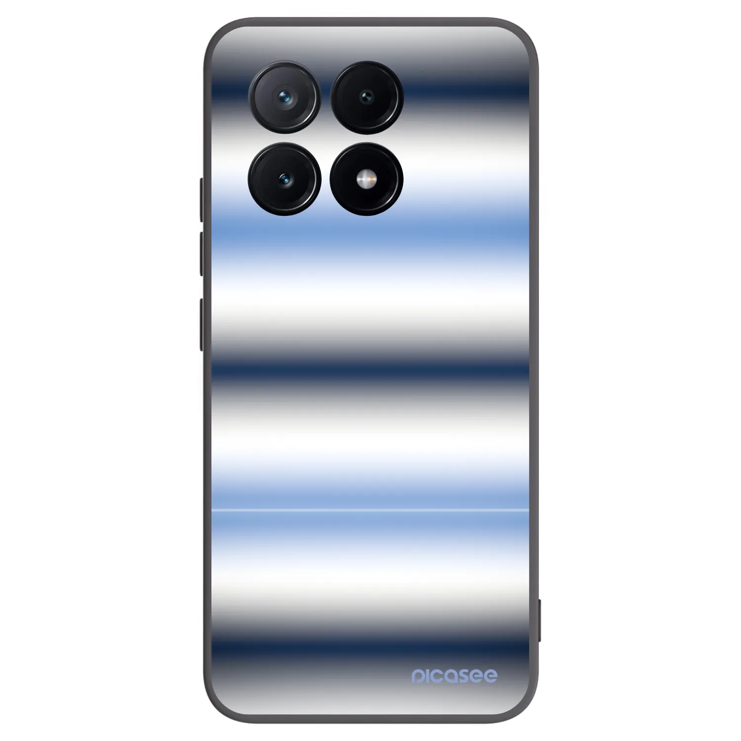 Picasee fekete szilikon tok az alábbi mobiltelefonokra Xiaomi Poco X6 Pro - Static Lines