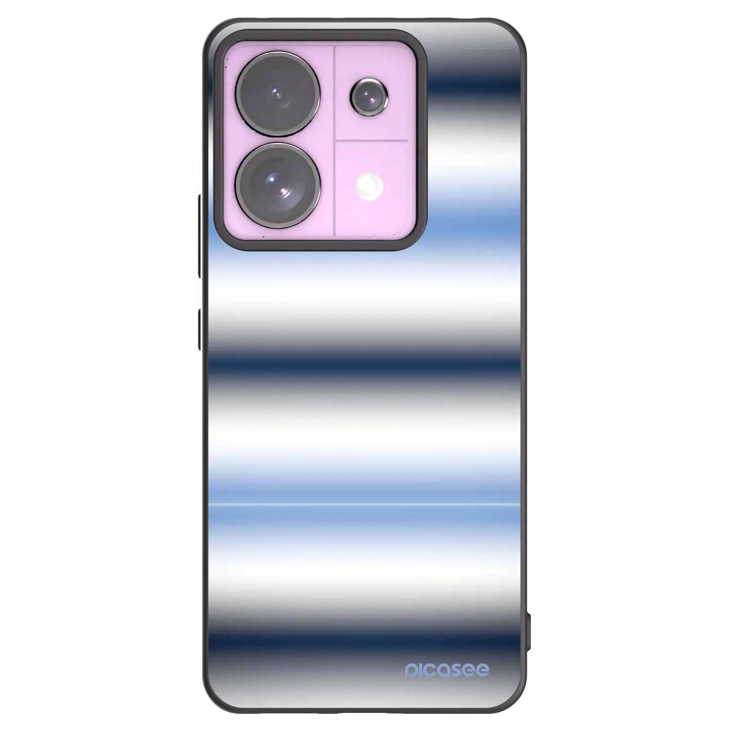 Picasee fekete szilikon tok az alábbi mobiltelefonokra Xiaomi Redmi Note 13 Pro 5G - Static Lines