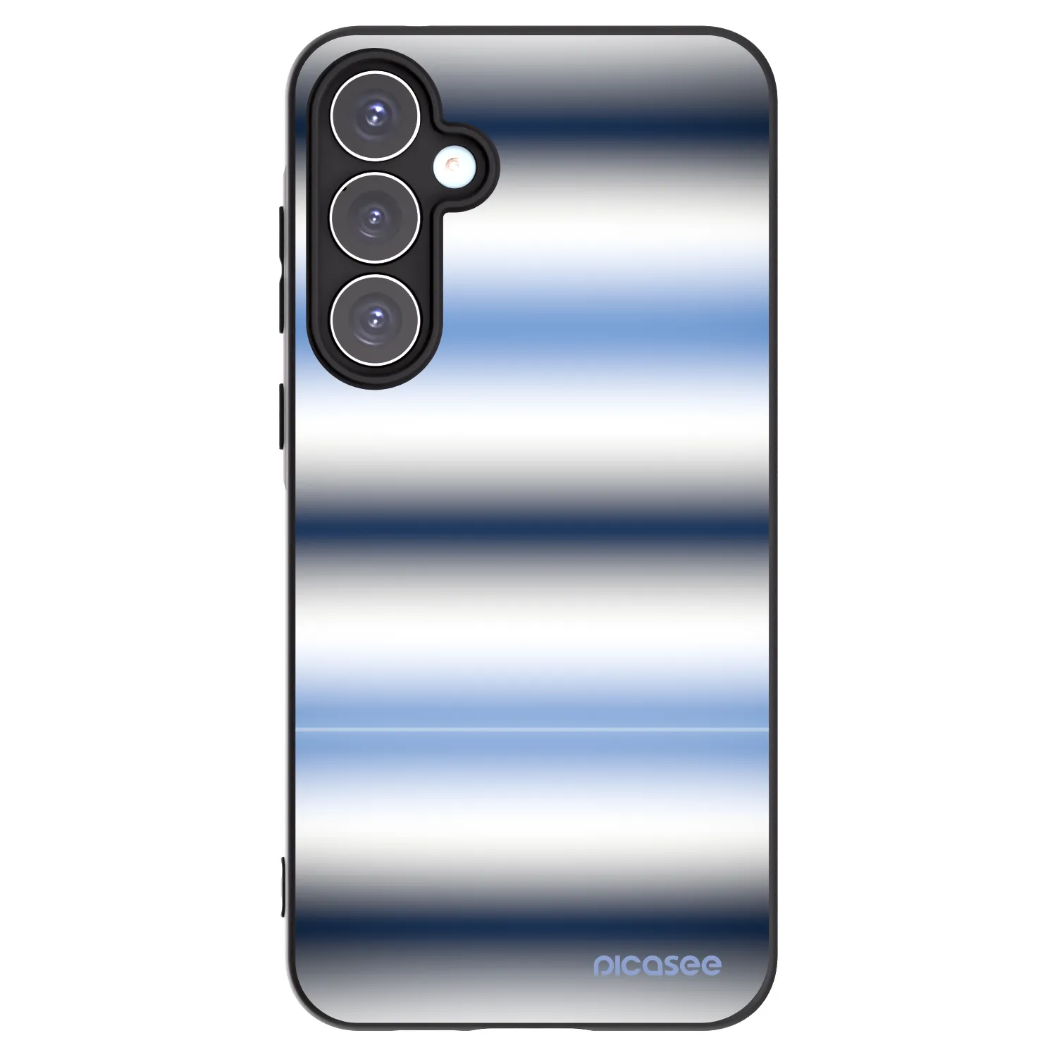 Picasee fekete szilikon tok az alábbi mobiltelefonokra Samsung Galaxy A55 5G A556B - Static Lines