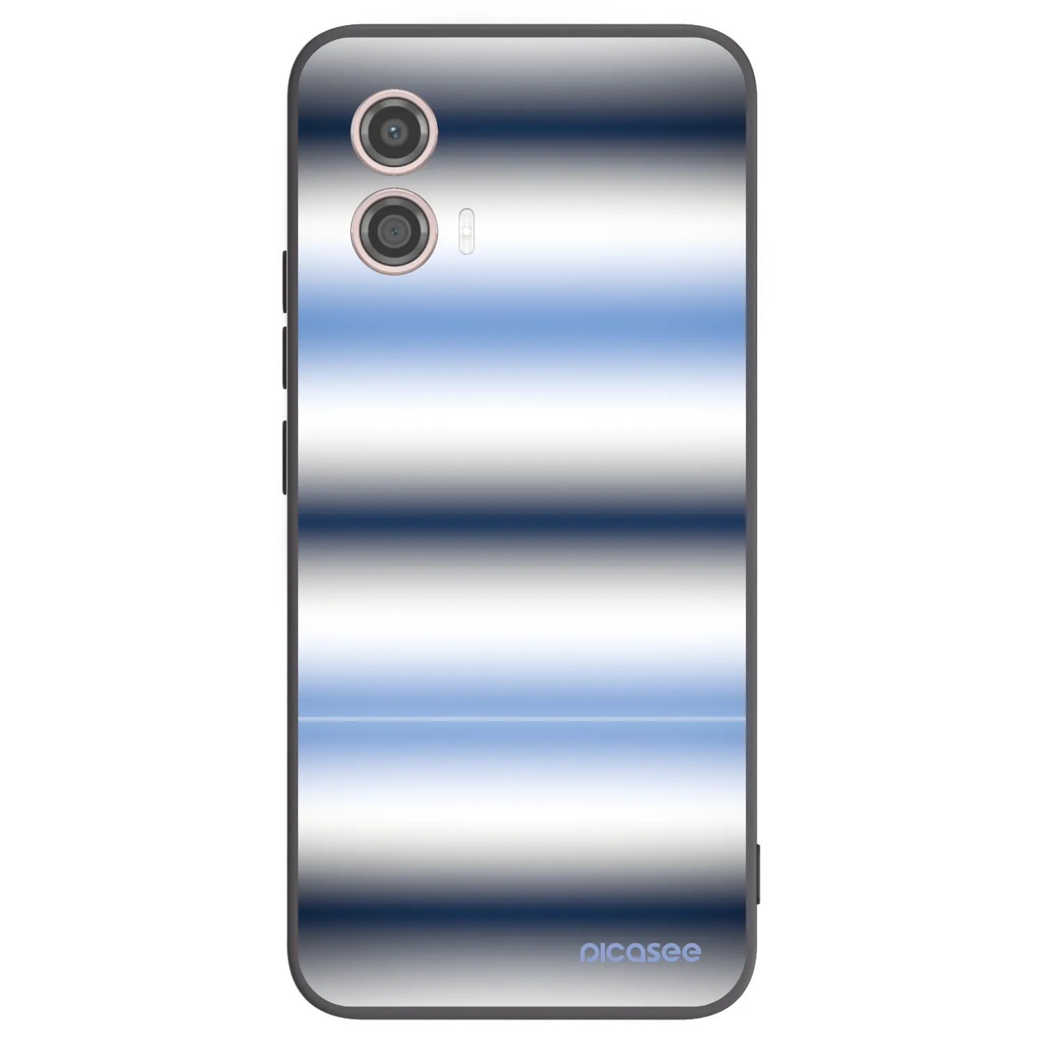 Picasee fekete szilikon tok az alábbi mobiltelefonokra Motorola Moto G53 5G - Static Lines