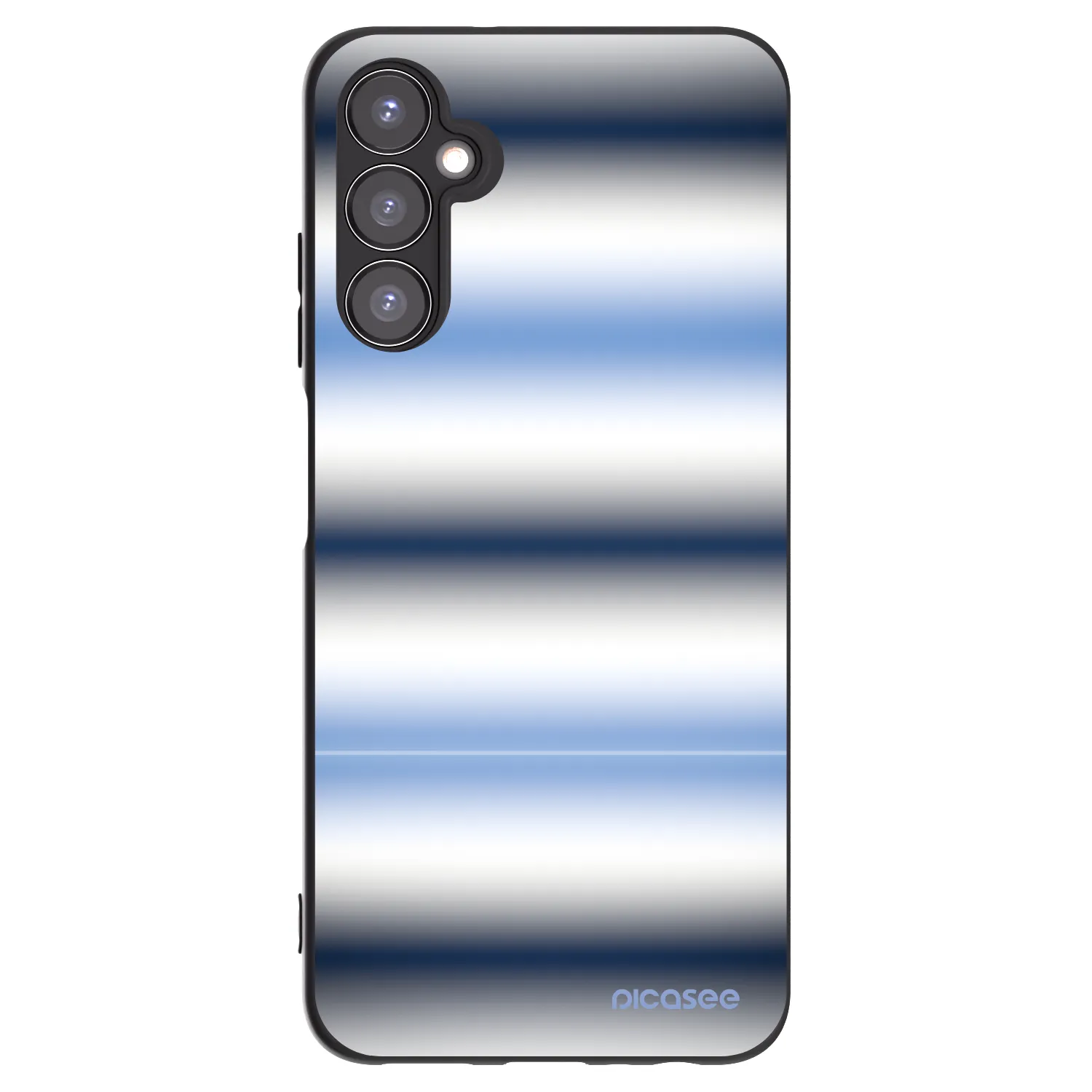 Picasee fekete szilikon tok az alábbi mobiltelefonokra Samsung Galaxy A05s A057G - Static Lines