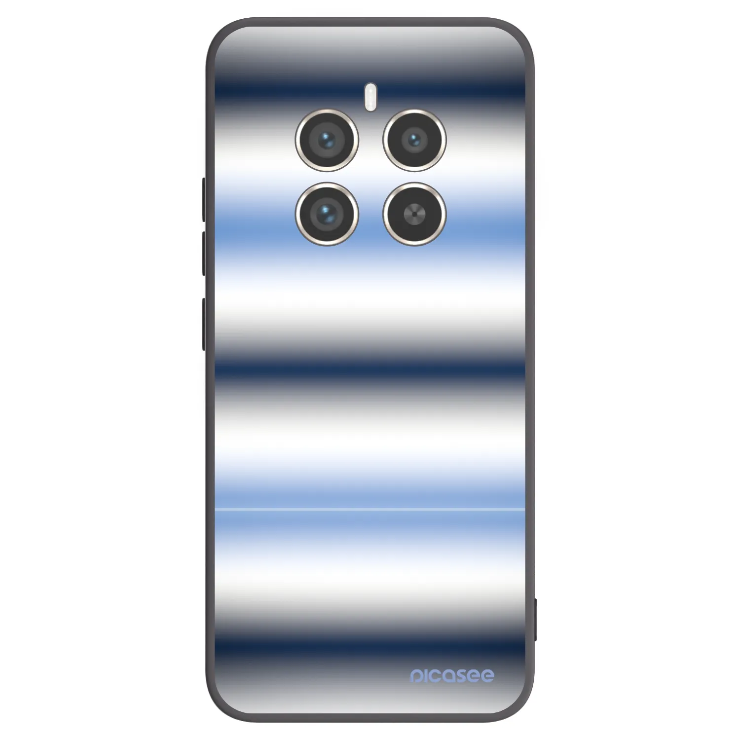 Picasee fekete szilikon tok az alábbi mobiltelefonokra Realme 12 Pro 5G - Static Lines
