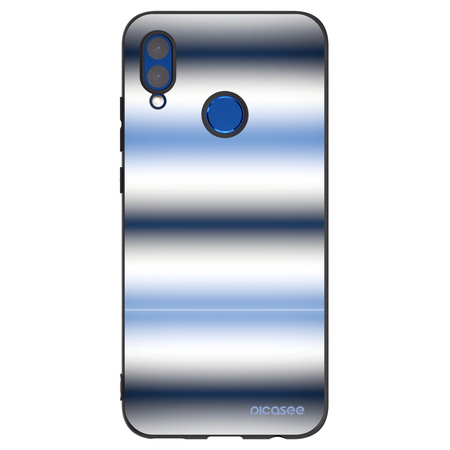 Picasee fekete szilikon tok az alábbi mobiltelefonokra Honor 10 Lite - Static Lines