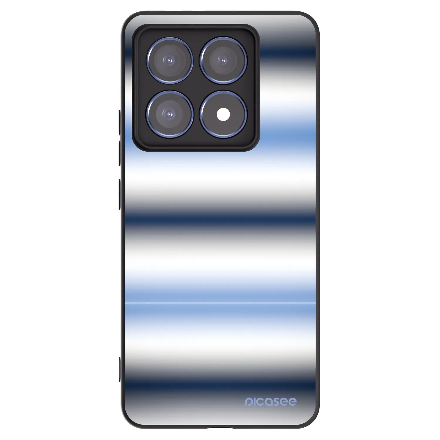 Picasee fekete szilikon tok az alábbi mobiltelefonokra Xiaomi 14T Pro - Static Lines