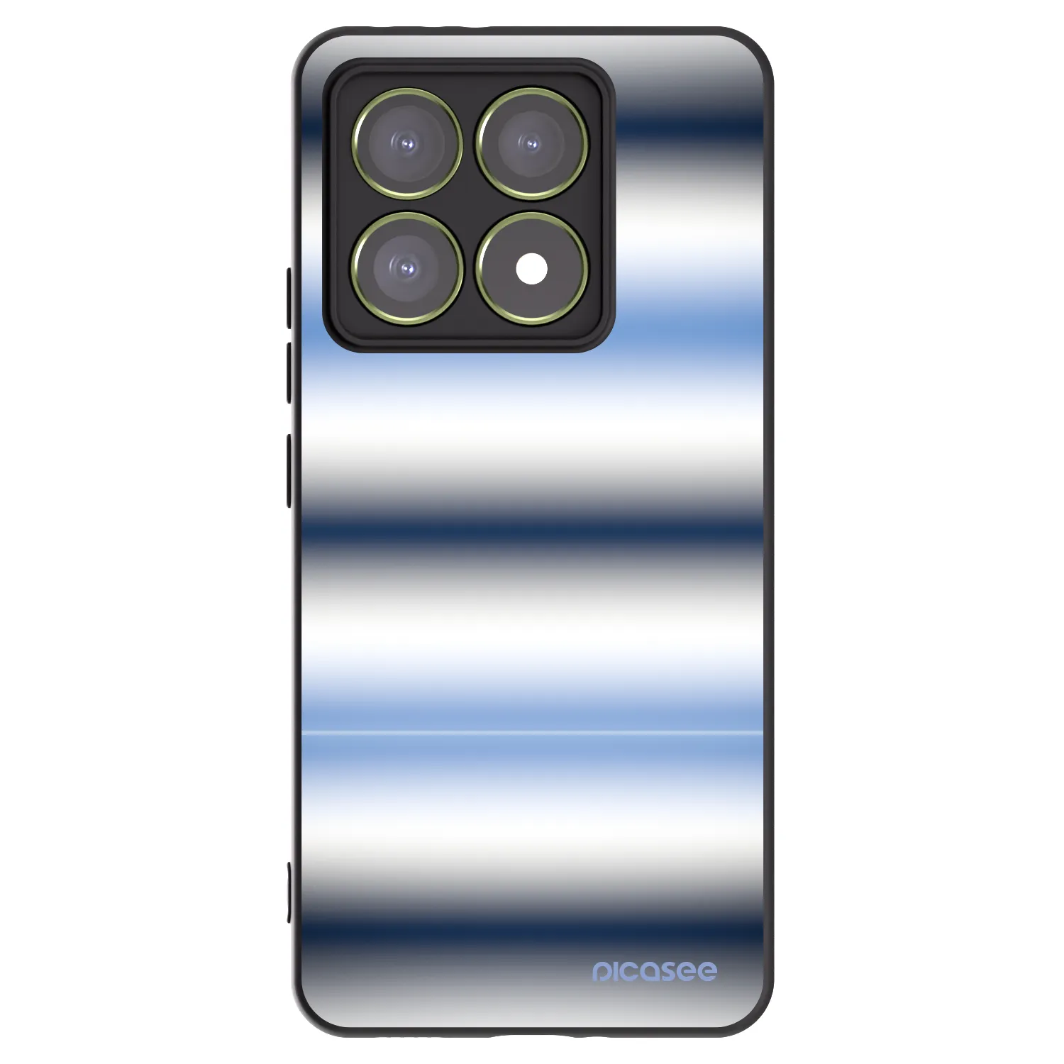 Picasee fekete szilikon tok az alábbi mobiltelefonokra Xiaomi 14T - Static Lines