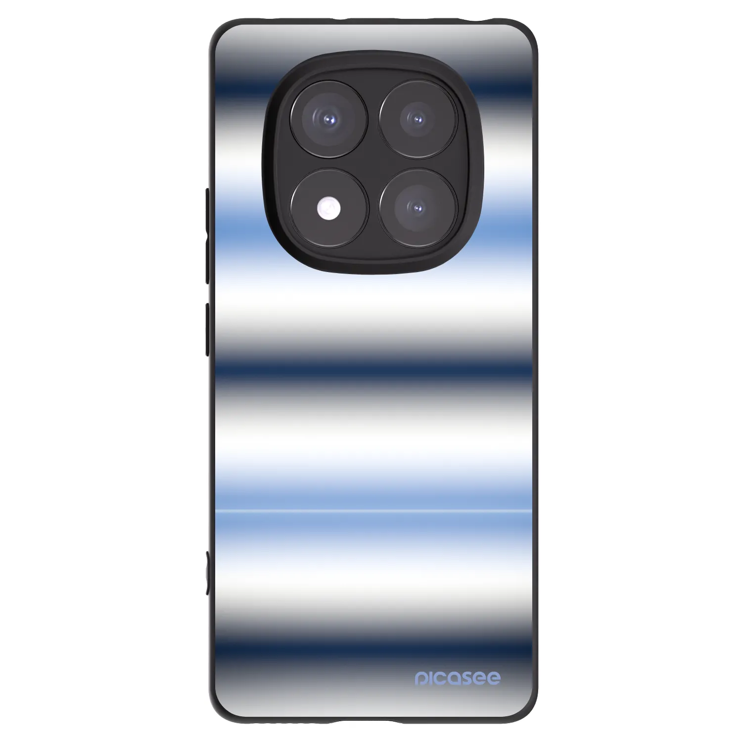 Picasee fekete szilikon tok az alábbi mobiltelefonokra Xiaomi Redmi Note 14 Pro+ 5G - Static Lines