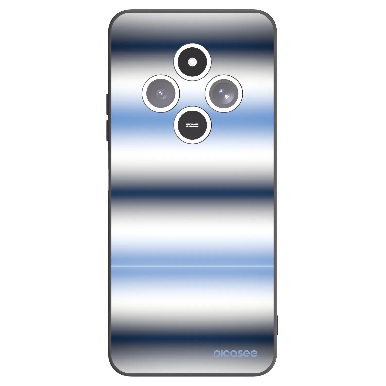 Picasee fekete szilikon tok az alábbi mobiltelefonokra Xiaomi Redmi 14C - Static Lines