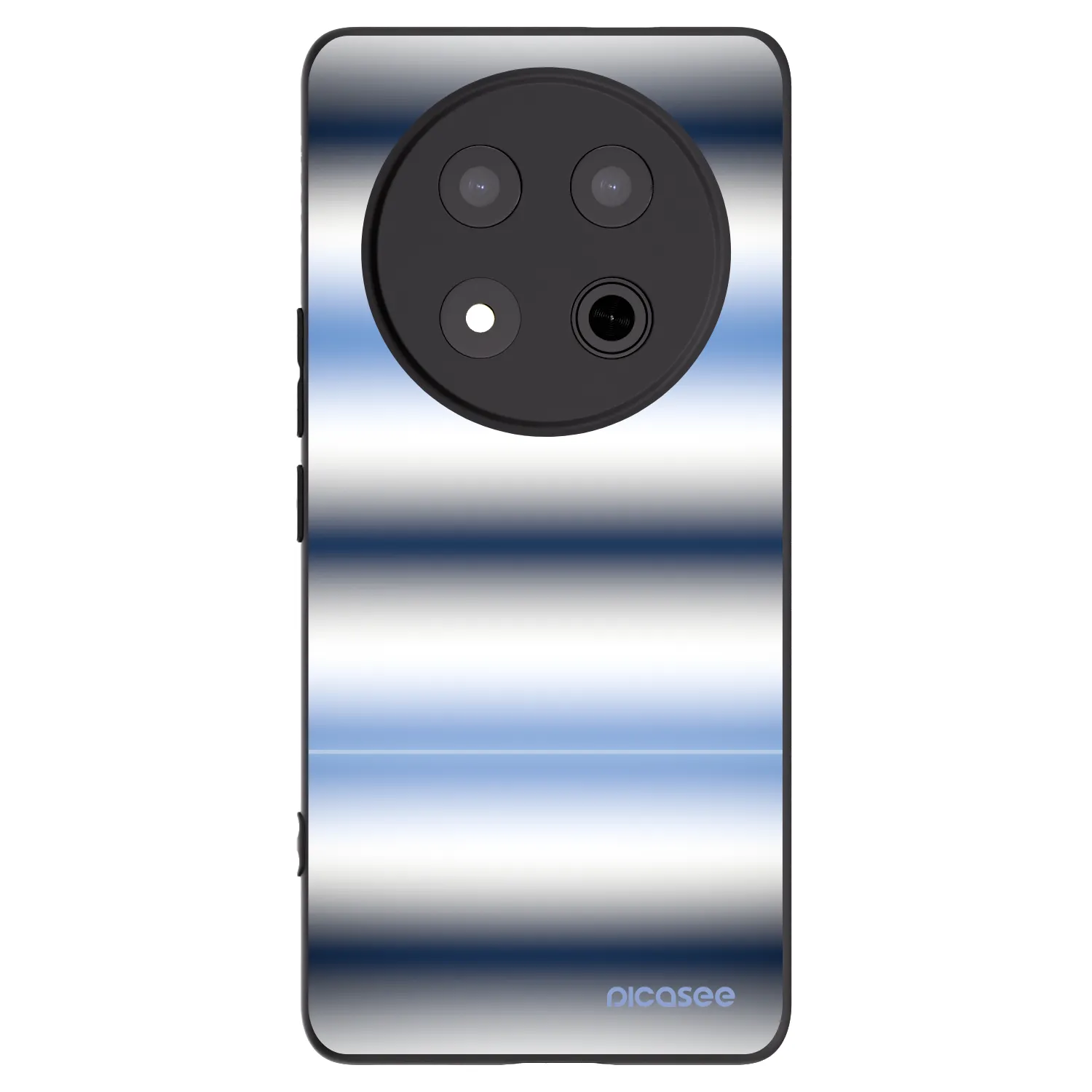 Picasee fekete szilikon tok az alábbi mobiltelefonokra Honor Magic7 Lite 5G - Static Lines