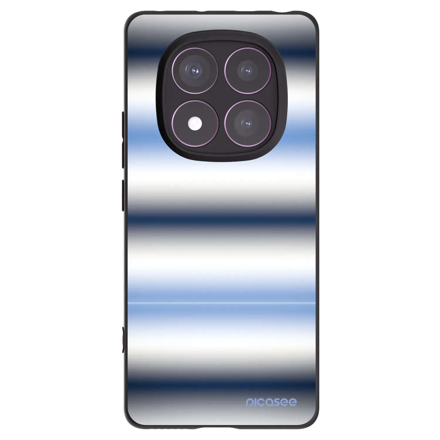 Picasee fekete szilikon tok az alábbi mobiltelefonokra Xiaomi Redmi Note 14 Pro 4G - Static Lines