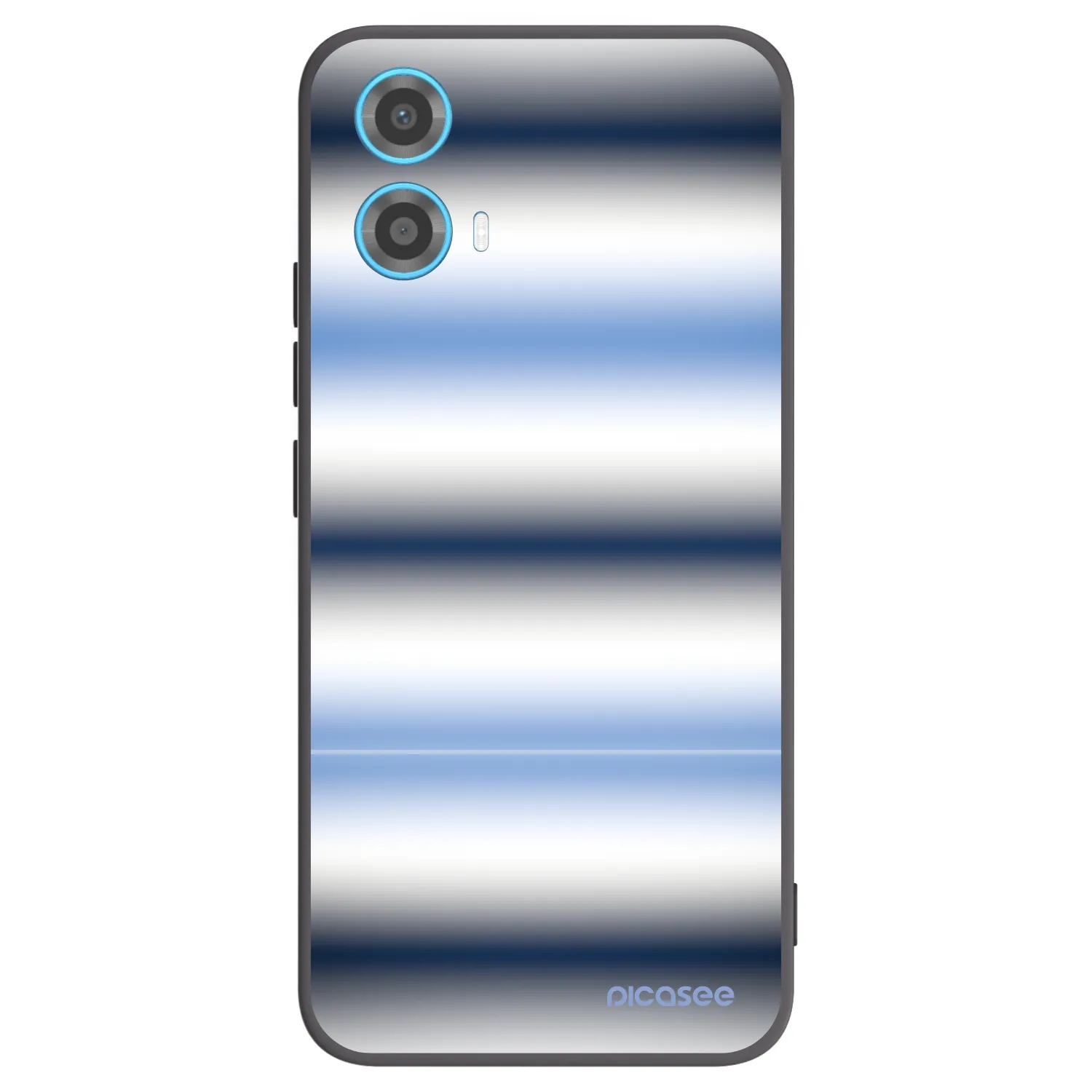 Picasee fekete szilikon tok az alábbi mobiltelefonokra Motorola Moto G34 5G - Static Lines